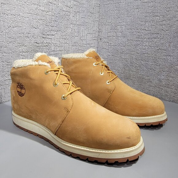 Timberland Richmond Ridge Men's Size 13M Wheat Nubuck Fur Lace-Up Chukka Boots - Picture 6 of 12